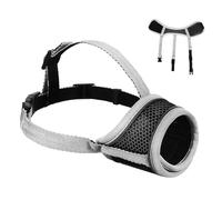 Toyvian Muselière pour Chien Réglable et Respirante Anti-Morsure Taille L Tissu Doux Boucle Sécurisée Confort Maximal pour Chiens de Taille Moyenne