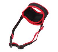 Toyvian Muselière Réglable pour Chien Empêche Aboiements Morsures et Mâchonnement Accessoire Ajustable Rouge S pour Animaux de Compagnie