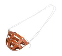 Toyvian Muselière Respirante pour Cheval Et Gros Bovin Protection Bouche Anti-Morsure Ajustable avec Sangle Confortable Et Résistante pour Pâturage