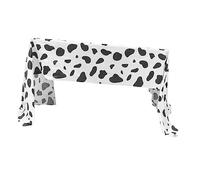 Toyvian Nappe Imprimée Vache Jetable 1,37m x 2,74m 2 Pièces Décorative en PE pour Anniversaire Et Repas en Extérieur