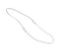 Toyvian Newborn Pearl Headband Soft Stretchable Girl Hairband With Adjustable Elastic Band Tone For Photography And Special Occasions