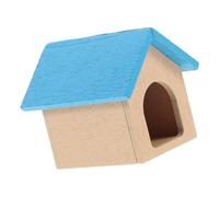 Toyvian Niche pour modèle de Maison de Chien Miniature niches pour Chiens Miniatures de Maison de Accessoires pour Chien Jouet en Bois Jouets pour Chiots Miniatures de chenil