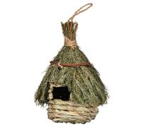 Toyvian Nichoir Décoratif Facile à Suspendre en Jonc de Mer Tissé, Nid D'oiseau Respirant et Solide de Grotte pour Jardin et
