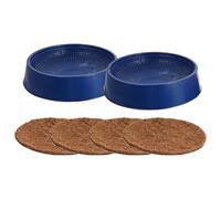 Toyvian Nid D’Élevage pour Pigeon en Cage 2 Pièces Tapis de Nidification Pratique Nid Oiseau Réutilisable en Matériau Résistant Accessoire pour Reproduction et Élevage en Intérieur ou