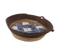 Toyvian Nid De Couchage Rafraîchissant pour Chat Panier pour Animal De Compagnie Lit Rotin pour Chat Et Chiot