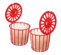 Toyvian Nid De Perruche Suspendu Litière De Nidification en Fibres Naturelles, Panier Nichoir pour Perroquets Taille Standard, Refuge pour Oiseaux en Cage Adapté Aux Perruches Et Petits Oiseaux