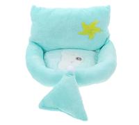 Toyvian Nid en Peluche pour Petit Animal Lit Chaud pour Hamster Cochon d'Inde et Écureuil Volant Maison Confortable en Cachette Douillette 35X25Cm