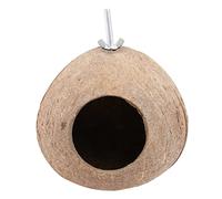 Toyvian Nid Oiseau Coquille De Noix De Maison Oiseaux Créative Suspendue Abri Artisanal pour Décoration Jardin Intérieur