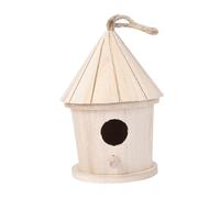 Toyvian Nid Oiseau De Forme Tour pour Canaris Et Perroquets Accessoire Créatif pour Animaux De Compagnie Décoration Intérieure Et Extérieure Couleur Jaune