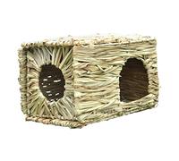 Toyvian Nid Semi-fermé pour Animaux De Compagnie Petit Animal De Compagnie Résidentiel D'intérieur Foins Hamster Literie pour Hamsters Maisons De Lapin Nid Grass House