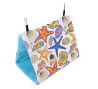 Toyvian Nid Suspendu pour Petits Animaux Coton Chaud Hamac pour Hamster Rat Chinchilla et Oiseaux Lit Dhiver Confortable et Douillet Maison de Sécurisée