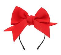 Toyvian Nœuds de Toilettage d'halloween pour Animaux de Compagnie en Coton Rouge, Élastiques Légers et Portables Adaptés aux Chiots et Petites Bêtes pour Toutes Occasions