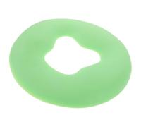 Toyvian Oreiller Facial en Silicone Vert pour Institut de Beauté Coussin Rond Antidérapant Ergonomique pour Table de Massage et Bac à Shampoing Coussin de Soutien Cervical Respirant et