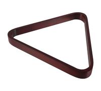 Toyvian Organisateur de Boules de Billard en Bois Triangle Solide Cadre Portable Facile à Transporter Empêche Les Boules de Rouler pour Joueurs Professionnels et Amateurs en Clubs