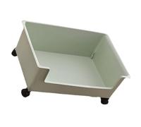 Toyvian Organisateur de Rangement à roulettes pour Livres Bac de Rangement en Plastique Bibliothèque Mobile sous Bureau pour Dortoir et Divers Objets Facile à Entretenir 1 Pièce