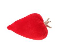 Toyvian Ornement Cœur Saint-Valentin Tissu Doux Décoration Coussin pour Plateau à Accent Romantique Intérieur pour Fête et Bureau