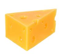 Toyvian Ornement de Fromage Factice Jaune en Résine, Forme Triangulaire, Aspect Réaliste pour Stimuler L'imagination des Garçon et Filles, pour Boutique de Pâtisserie ou Goûter