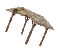 Toyvian Ornement de Maison Modèle de Chaumière en ABS Miniature Détachable Finition Soignée et Design Réaliste pour Décor de Scène de Cour et Bac à Sable