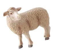 Toyvian Ornement Mouton Simulé Réaliste Décoration Animaux Ferme Éducatif pour Garçon Fille Maison Bureau