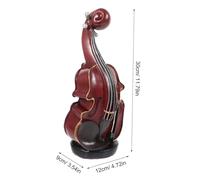 Toyvian Ornement Violon Vintage Rouge Modèle Instrument de Musique Décoratif pour Bureau Restaurant Cabinet à Vin