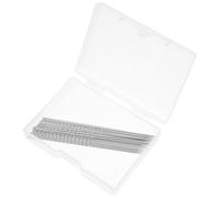 Toyvian Outil de Réparation des Accrocs de Tricot et Tissu sans Trou 15 Pièces Aiguilles Moletées 1,2×76 Mm Étui de Rangement pour Couture Pulls Écharpes et Vêtements