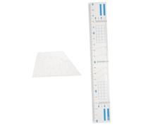 Toyvian Outil de Tracé de Portée Musicale en Plastique pour Outils de Dessin et Création de Grille, 1 Set, pour Calligraphie et Écriture en Classe