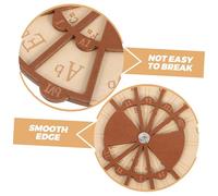 Toyvian Outil Guitare Cercle des Bois Roue Mélodique Portable pour Débutants Entraîneur Harmonie et Théorie Musicale Aide Pratique pour Exercices Harmoniques et Gammes