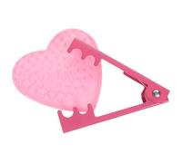 Toyvian Outil pour Enlever Les Feuilles Épineuses et Arrache-épines de Fleuriste pour Jardinage, Kit 2 Pièces Éplucheur Cœur Rose 12 Cm et Pince Métallique Rose 14 Cm, Usage Professionnel