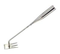 Toyvian Outils De Désherbage Manuel Weeder Jardinage Outil De Pelouse Coupe-Bordures Râteau De Jardin Outil De Déracinement Et De Désherbage Acier Inoxydable Silver