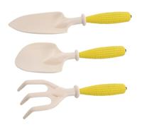 Toyvian Outils de Jardinage Truelle et Râteau Compacts pour Creuser et Transplanter et Résistants Kit Main pour Entretien Sol et Plantation