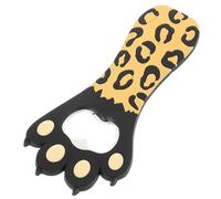 Toyvian Ouvre-bouteille Magnétique de Patte de Chat, Ouvre-canette de Bière Portable, Accessoire Cuisine Noir Léopard, Aimanté pour Réfrigérateur, Outil D’ouverture Multifonction