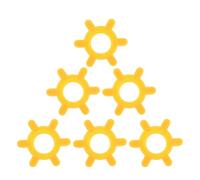 Toyvian Ouvre-Bouteilles Plastique Antidérapant 6 Pièces Jaune Décapsuleur Multifonction Facile à Ouvrir Ouvre-Bocal et Ouvre-Boîte Compact Cuisine Mains Arthritiques Usage Domestique