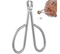 Toyvian Ouvre-écrou en Acier Inoxydable Résistant pour Pignons de Pin et Amandes, Outil Solide Cuisine pour Casser Noix, Accessoire Pratique et Portable