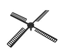 Toyvian Pales D'éolienne De Jardin Rotatives Résistantes Étanches en Plastique Solide pour Accessoires De Moulin à Vent Extérieur Décoratif