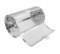 Toyvian Panier de Grillade Acier Inoxydable pour Four et Friteuse à Air Cage Rôtissoire Rotative avec Porte Réutilisable pour Légumes et Viandes