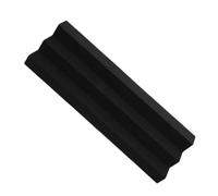 Toyvian Panneau Acoustique Mousse Trapèze Angle pour Isolation Sonore Absorption des Basses pour Studio et Intérieure Noir