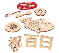 Toyvian Panneau Photo En Bois Pour Bébé De 100 Jours Cartes Dâge Pour Nouveau-né Commémoratives Pour Baby Shower