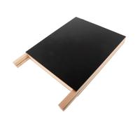 Toyvian Panneau Tableau Noir Pliable Petit Tableau Noir en Bois Debout Multi-fonction Facile à Transporter pour Boutiques et Bureaux Photo et Œuvre D'art