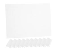 Toyvian Papier à Presser les Fleurs Diy, Lot de 30 Feuilles Blanches | Papier Buvard de Rechange, Surface Lisse, Séchage Uniforme, pour Herbiers et Activités Créatives
