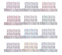 Toyvian Papier Cartes D'accords de Piano et Amélioration Position des Mains, pour Débutants Guide Pratique Portable pour Apprentissage Rapide en Cours de Musique