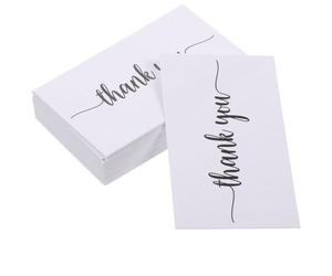 Toyvian Papier Cartes de Remerciement 150 Pièces Délicates