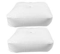 Toyvian Paquet à Eau Carrés pour Support de Ballons Lot de 2 Base Remplissable Poids pour Arche et Colonne Décoration Anniversaire Mariage Fête PVC Résistant