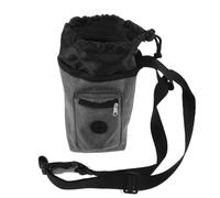 Toyvian Paquet à Magnésie Antidérapant pour Escalade et Musculation, Tissu Oxford Gris, Sacoche Ceinture Portable pour Entraînement en Plein Air, Poche à Craie Légère et Résistante,