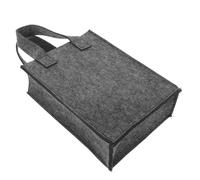 Toyvian Paquet à Vin Rouge en Feutre pour 2 Bouteilles 24 X 18 X 8,5 Cm, Portable Poignée, Pochette de Rangement Légère et Compacte pour Voyages, Pique-niques et Fêtes