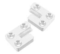 Toyvian Paquet de 1 Paire de Charnières en Acier pour Piano Droit, Dispositif de Fermeture Ralentie pour Couvercle, Kit de Quincaillerie de Réparation, Pièces de Remplacement pour