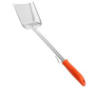 Toyvian Passoire Cuisine Acier Inoxydable avec Manche Ergonomique Écumoire à Mailles Fines pour Filtrer et Servir les Aliments Cuillère Filtre pour Résidus Protection les Éclaboussures