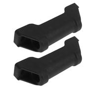 Toyvian Patins de Repose-Pieds pour Fauteuil Inclinable, Lot de 2 Pièces en Plastique Robuste, Modèle Fin, Accessoires de Remplacement pour Chaise de Bureau et Fauteuil Gaming,