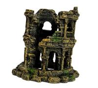 Toyvian Paysage Aquarium Résine Décor De Réservoir De Poissons Simulation du Théâtre Romain Ornement Aquarium