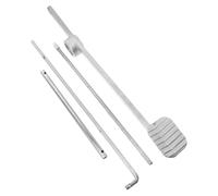 Toyvian Pédale Métallique pour Poubelle Extérieure Accessoire de Levage du Couvercle Installation Facile pour Grandes Poubelles Système Hygiénique D’Élimination des Déchets en Plein