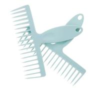 Toyvian Peigne à Cheveux Manuel 2 Pcs Manche Robuste Outil de Nettoyage pour Balai à Poils Élimination des Poils D’Animaux sur Tapis et Balais Accessoire Pratique pour Entretien